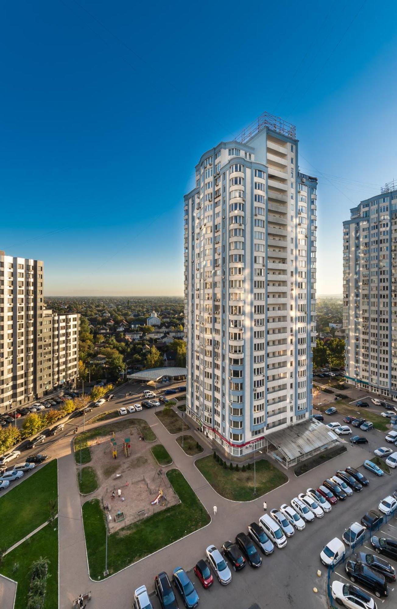 Апартаменты На Метро "Осокорки" Kijev Kültér fotó